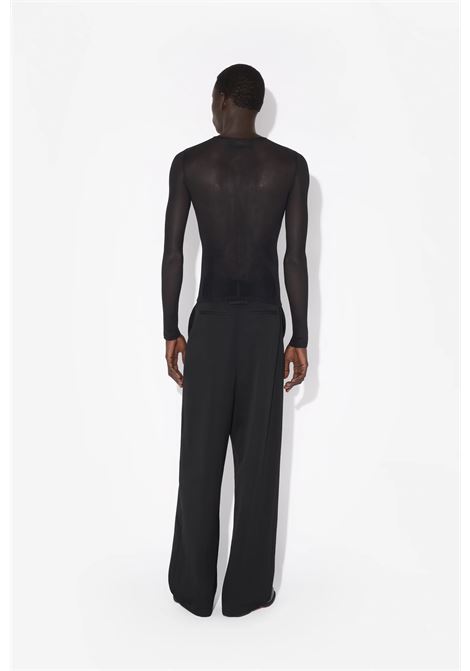 top velvet flot jpg donna nero JEAN PAUL GAULTIER | 25/33-F-TO263I-T00500